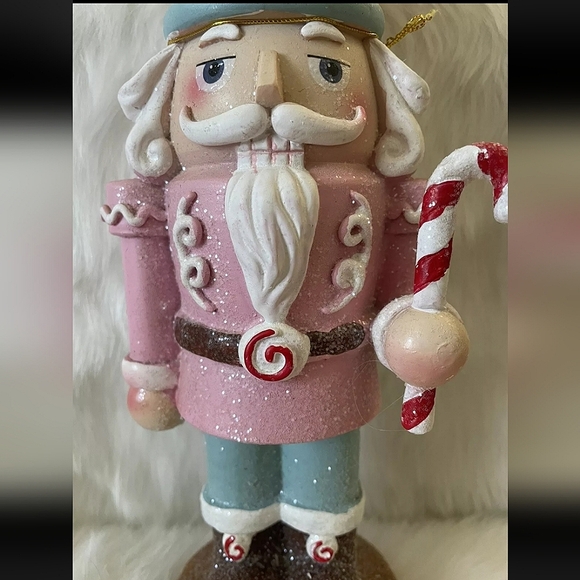 Christmas Holiday Whimsical Pastel Candy Land Gingerbread Nutcracker Soldier Fig - Picture 7 of 10
